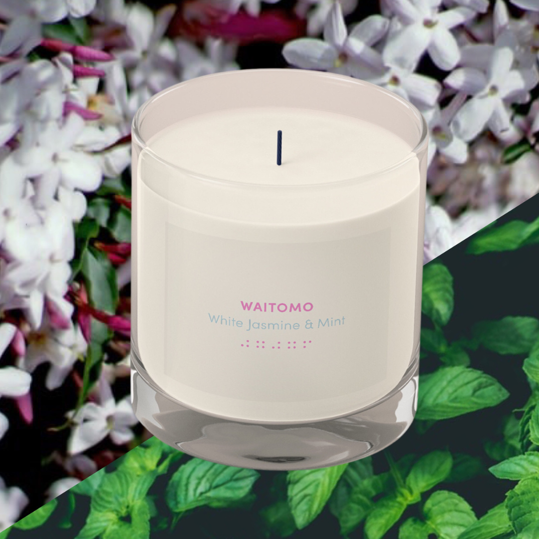 WAITOMO Soy Candle - White Jasmine & Mint