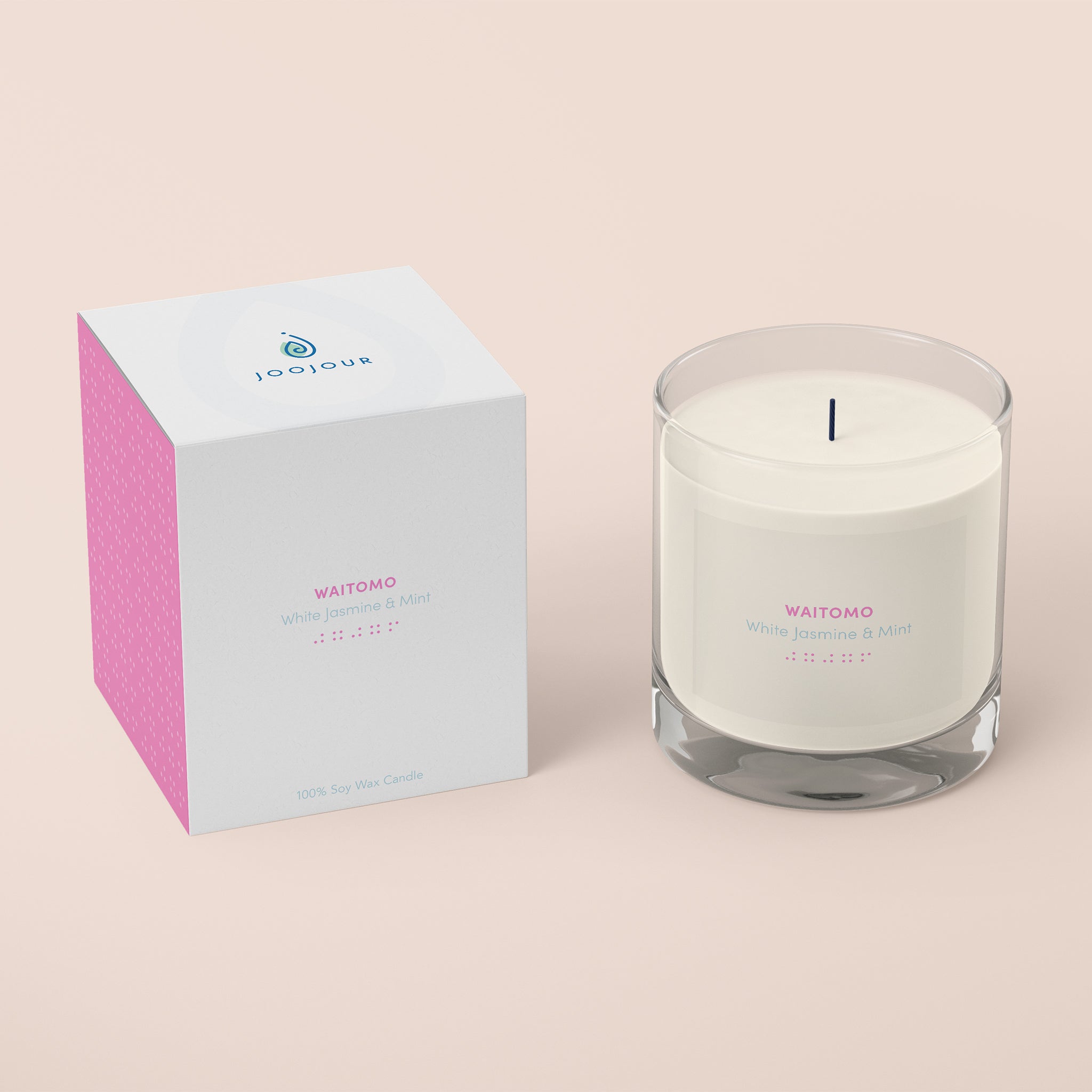 WAITOMO Soy Candle - White Jasmine & Mint